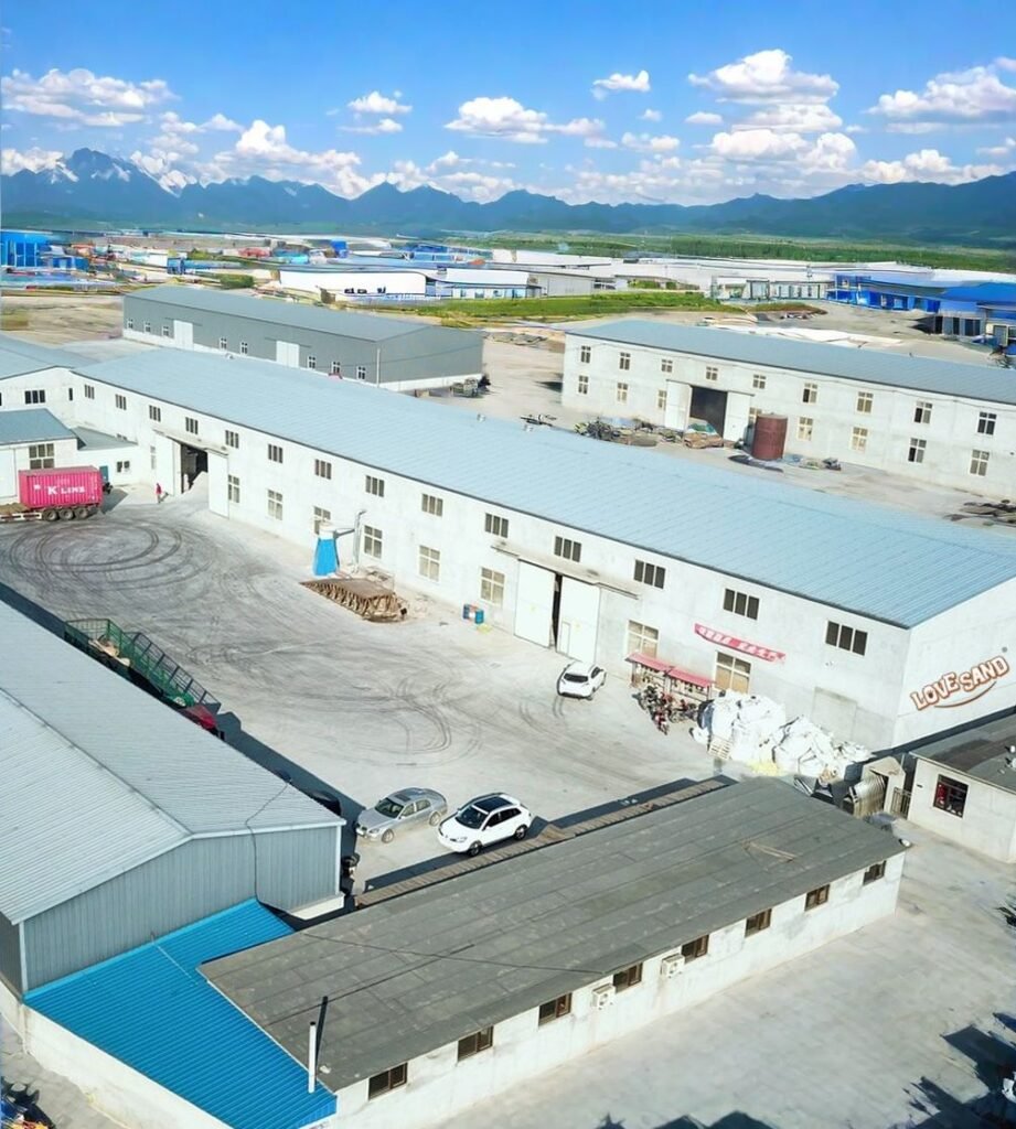 cat litter factory, love sand