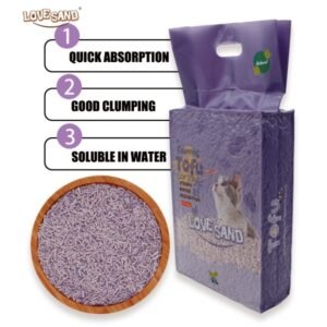 Lavender Tofu cat litter