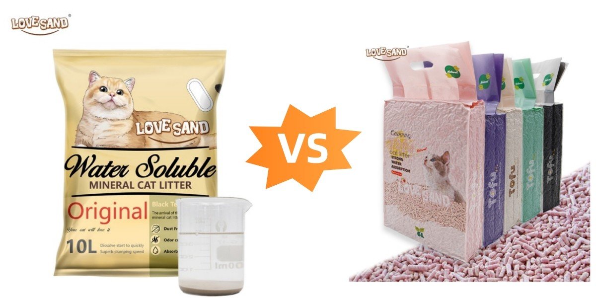 Водорастворимый наполнитель для кошачьего туалета против наполнителя из тофу