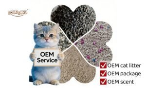 ผู้ผลิต OEM ทรายแมว, ทรายแมวที่ปรับแต่งได้, ทรายแมวเบนโทไนต์ การปรับแต่ง