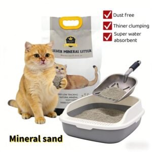 arena para gatos, arena mineral para gatos