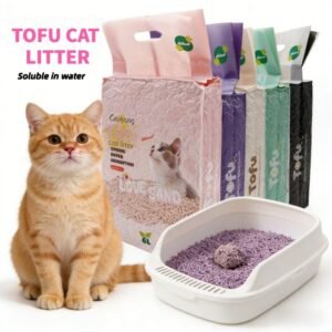 arena para gatos, arena de tofu para gatos