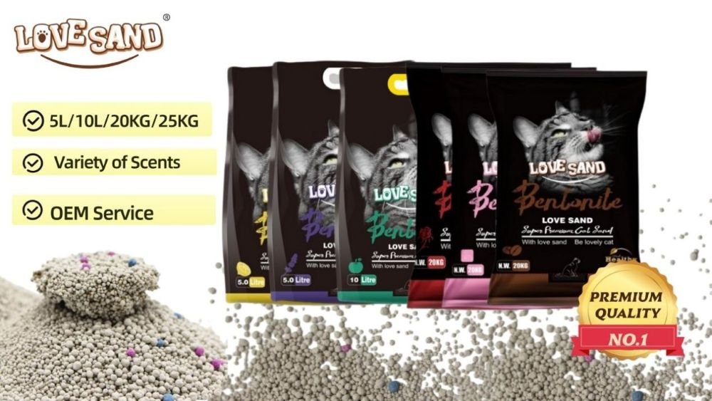customized cat litter, bentonite cat litter, Cat litter customization