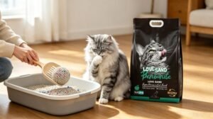 cat stress shedding, cat litter environment