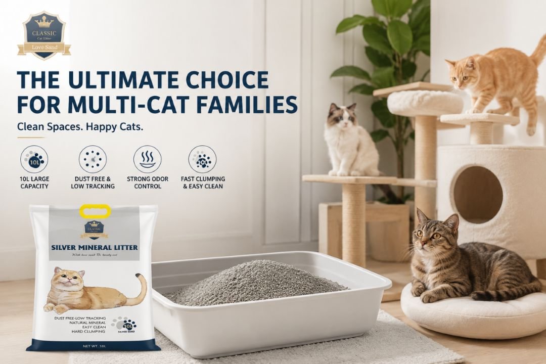 Best cat litter for multi cat households, Long lasting cat litter