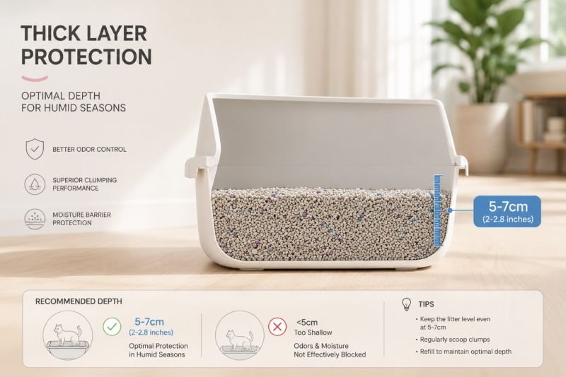 Best cat litter for humid weather, How to keep cat litter dry, Cat litter getting moldy, Moisture resistant cat litter