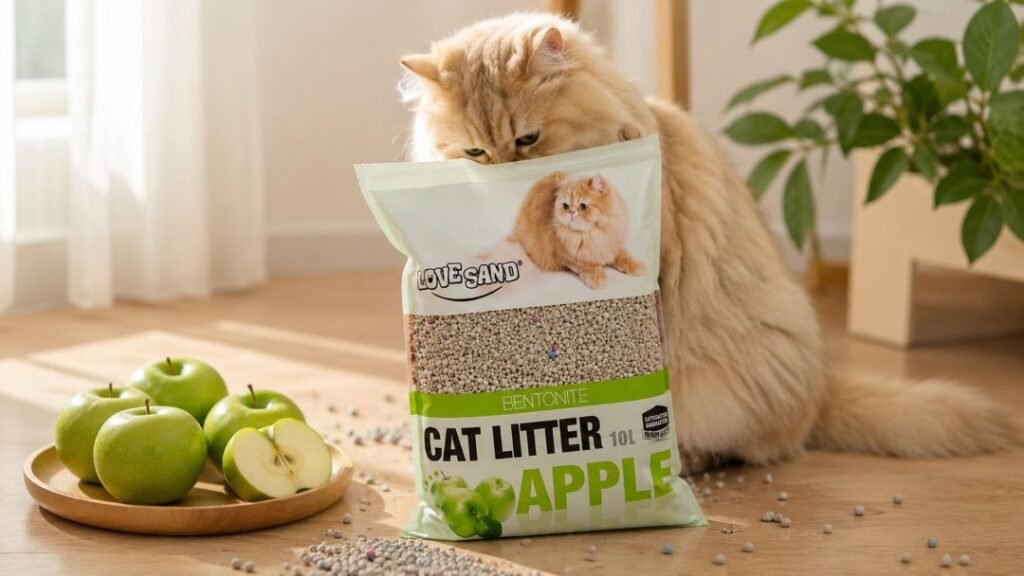 areia de bentonita para gatos