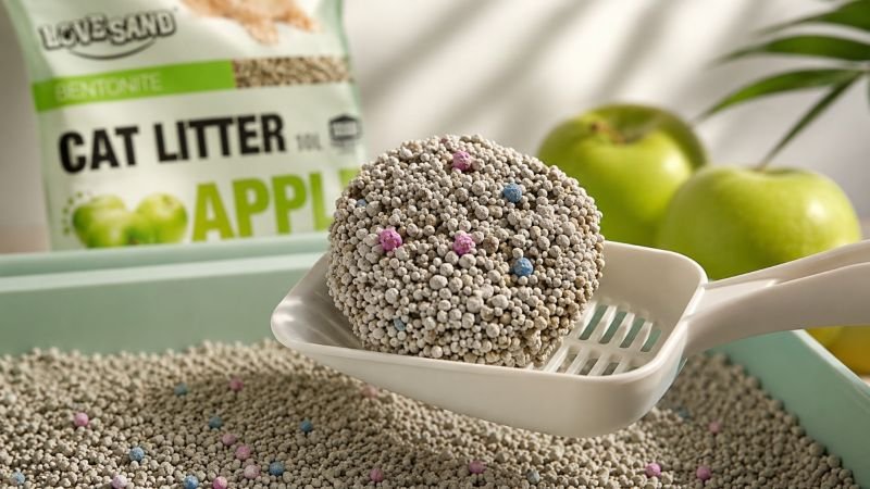 Bentonite cat litter, clumping cat litter