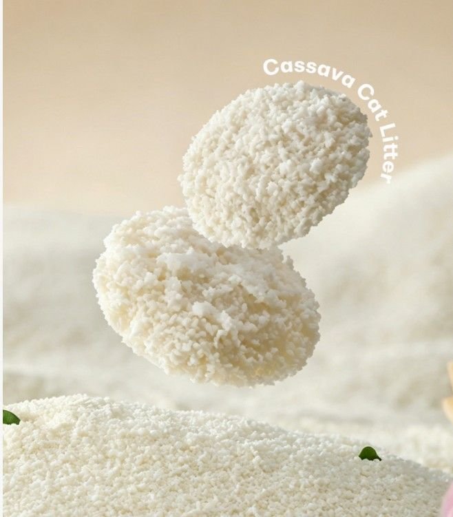 Cassava cat litter review, Natural plant based cat litter, Cassava vs tofu cat litter, Best cat litter for kittens sensitive feet, Premium flushable cat litter manufacturer