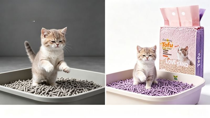 Choosing litter for different ages, Best cat litter for kittens, Cat litter for senior cats, afe litter for young kittens
