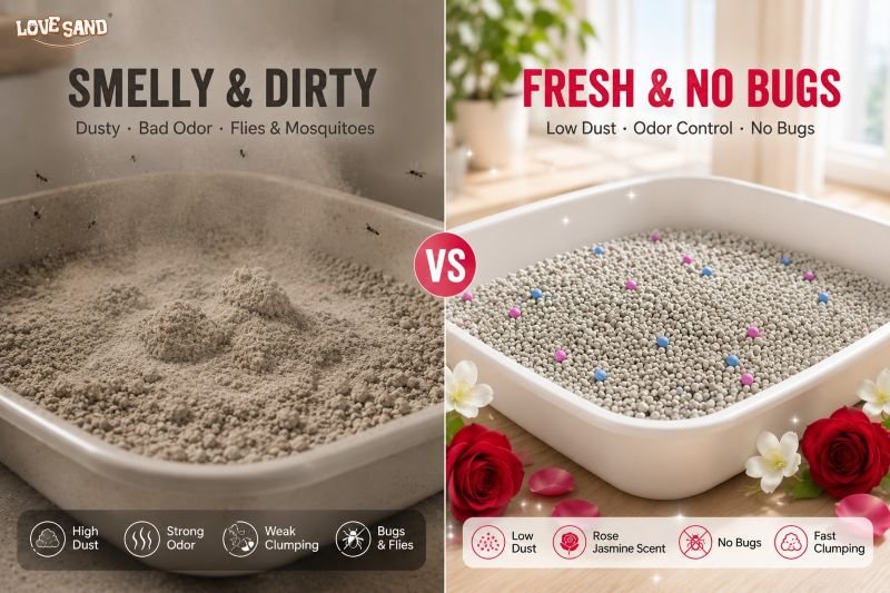 Cat Litter Mosquitoes, Best cat litter for odor control, Deodorizing mixed cat litter, Cat litter smells bad