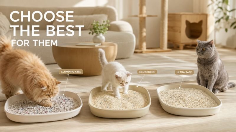 find your match cat litter, cat litter