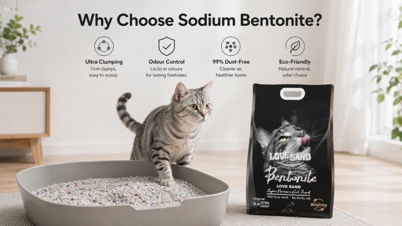 why choose Sodium Bentonite Litter, sodium bentonite litter