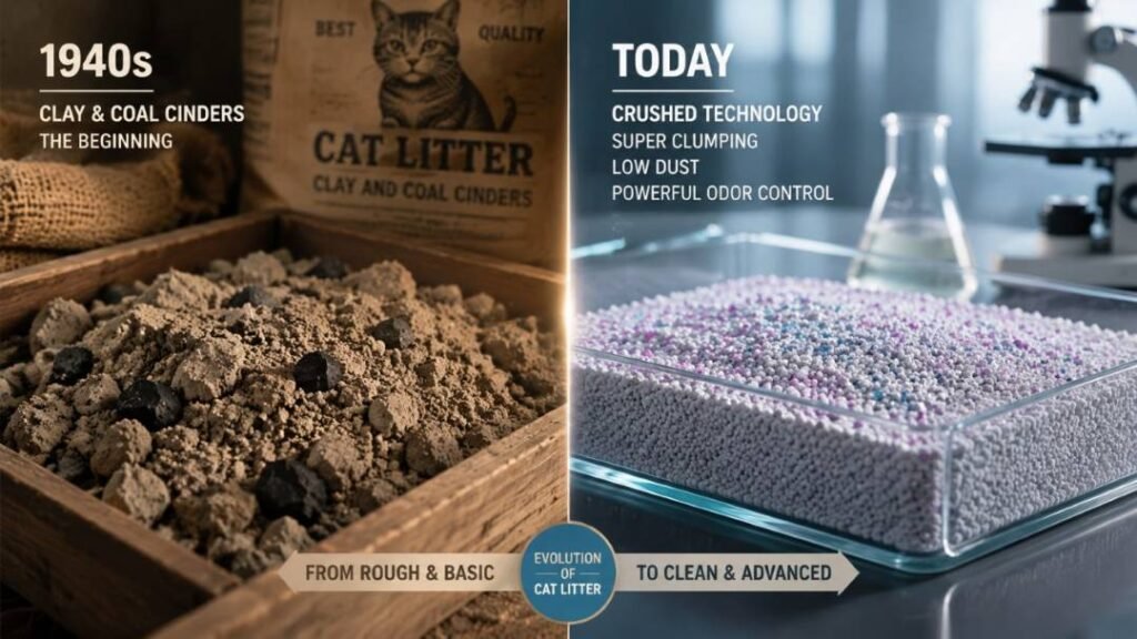 history of cat litter, who invented cat litter, how was cat litter invented