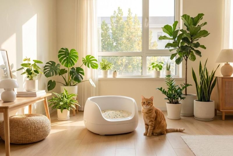 Environmentally friendly cat litter