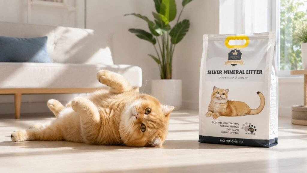 cat litter for sensitive cats, dust free cat litter