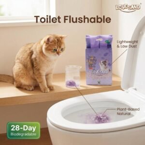flushable cat litter