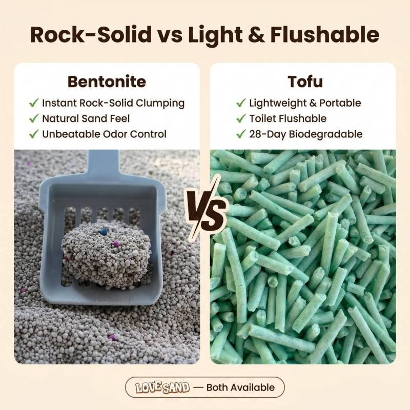 tofu cat litter vs bentonite