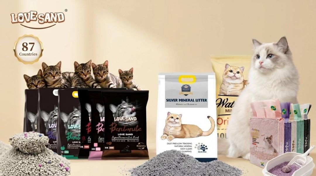 Love sand cat litter, private label cat litter manufacturer