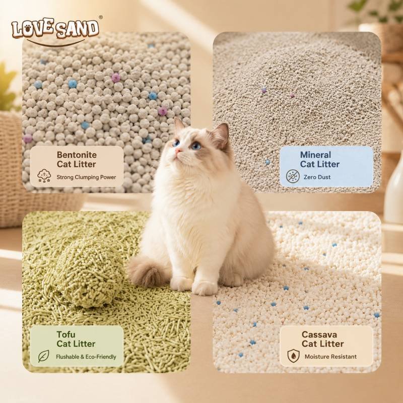 Actual testing for best type of cat litter Bentonite, Tofu, Cassava & Mineral Compared