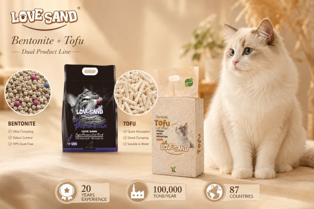 Wholesale Cat Litter Manufacturer, Bentonite & Tofu OEM
