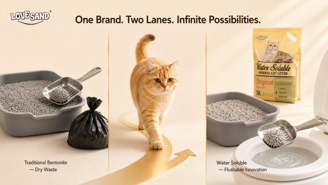 flushable cat litter