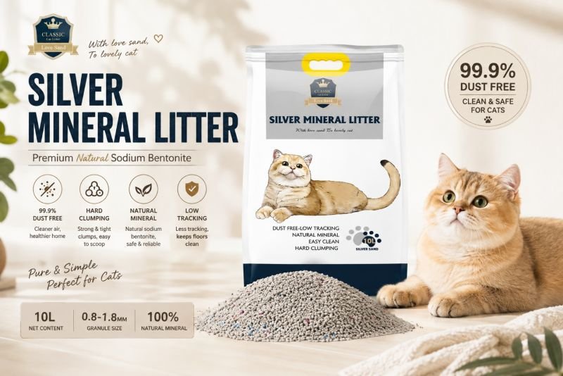 Cat Litter Product Range dust free cat litter